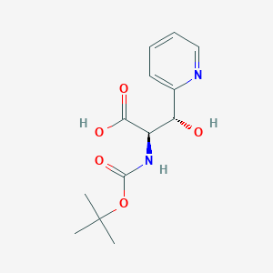 Boc-D-threo-3-(pyridin-2-yl)serine