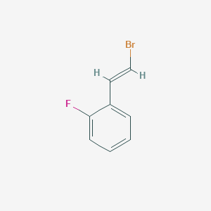 molecular formula C8H6BrF B7946159 1-(2-Bromoethenyl)-2-fluorobenzene 