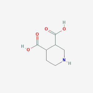 molecular formula C7H11NO4 B7946198 Piperidine-3,4-dicarboxylic Acid CAS No. 577-58-2