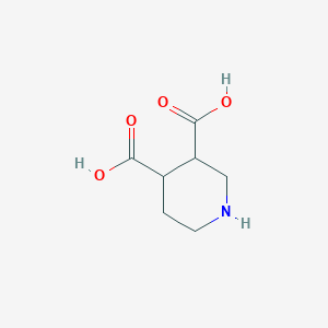 molecular formula C7H11NO4 B7946198 哌啶-3,4-二甲酸 CAS No. 577-58-2