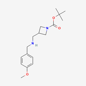 Tert-butyl 3-({[(4-methoxyphenyl)methyl]amino}methyl)azetidine-1-carboxylate