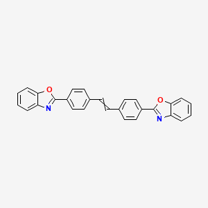 molecular formula C28H18N2O2 B7946287 Benzoxazole, 2,2'-(1,2-ethenediyldi-4,1-phenylene)bis- 