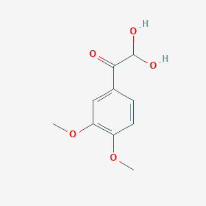 1-(3,4-Dimethoxyphenyl)-2,2-dihydroxyethan-1-one