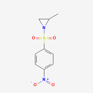 molecular formula C9H10N2O4S B7946428 2-Methyl-1-((4-nitrophenyl)sulfonyl)aziridine 