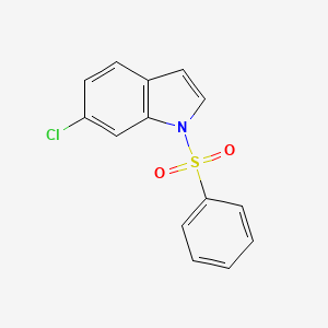 molecular formula C14H10ClNO2S B7946439 6-氯-1-(苯磺酰基)-1H-吲哚 CAS No. 231295-53-7
