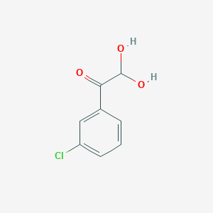 1-(3-Chlorophenyl)-2,2-dihydroxyethan-1-one