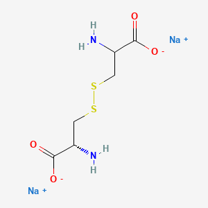 molecular formula C6H10N2Na2O4S2 B7946503 disodium;2-amino-3-[[(2R)-2-amino-2-carboxylatoethyl]disulfanyl]propanoate 