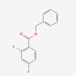 molecular formula C14H10F2O2 B7946529 Benzyl 2,4-Difluorobenzoate 