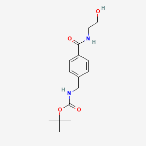 Tert-butyl 4-(2-hydroxyethylcarbamoyl)benzylcarbamate