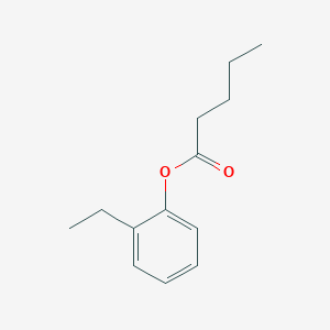 molecular formula C13H18O2 B7946565 2-Ethylphenyl pentanoate 