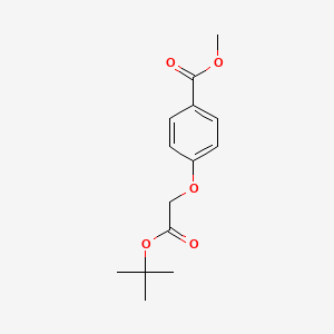 molecular formula C14H18O5 B7946578 Methyl 4-(2-tert-butoxy-2-oxoethoxy)benzoate 