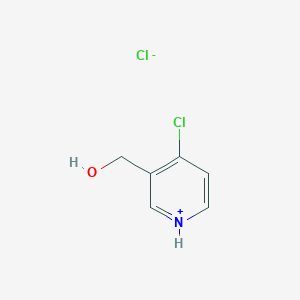 molecular formula C6H7Cl2NO B7946637 (4-Chloropyridin-1-ium-3-yl)methanol;chloride 