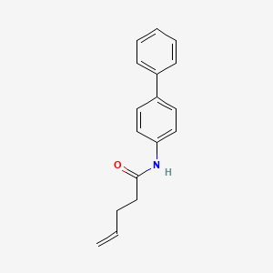 N-(biphenyl-4-yl)pent-4-enamide