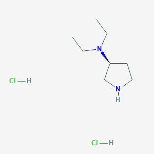 molecular formula C8H20Cl2N2 B7946718 (S)-N,N-Diethylpyrrolidin-3-amine dihydrochloride CAS No. 859213-30-2
