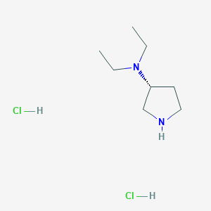 molecular formula C8H20Cl2N2 B7946725 (R)-N,N-Diethylpyrrolidin-3-amine dihydrochloride CAS No. 1181083-20-4