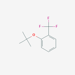 molecular formula C11H13F3O B7946747 1-(tert-Butoxy)-2-(trifluoromethyl)benzene 