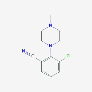 3-Chloro-2-(4-methylpiperazin-1-yl)benzonitrile