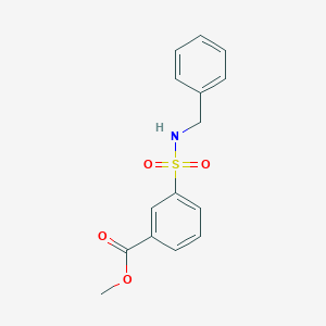 molecular formula C15H15NO4S B7946805 Methyl 3-(benzylsulfamoyl)benzoate 