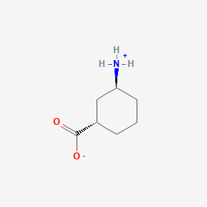 molecular formula C7H13NO2 B7946918 (1S,3S)-3-azaniumylcyclohexane-1-carboxylate 