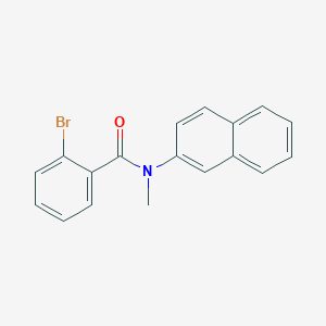 molecular formula C18H14BrNO B7946925 2-bromo-N-methyl-N-naphthalen-2-ylbenzamide 