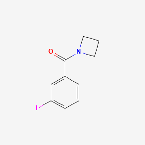 molecular formula C10H10INO B7946931 1-(3-Iodobenzoyl)azetidine 