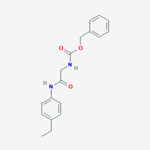 benzyl N-{[(4-ethylphenyl)carbamoyl]methyl}carbamate