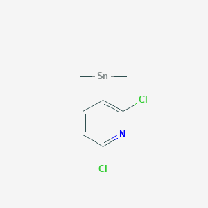 2,6-Dichloro-3-(trimethylstannyl)pyridine