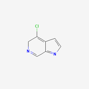 molecular formula C7H5ClN2 B7947020 4-chloro-5H-pyrrolo[2,3-c]pyridine 