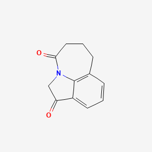 1-Azatricyclo[6.4.1.0^{4,13}]trideca-4(13),5,7-triene-9,12-dione