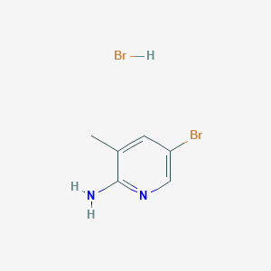 molecular formula C6H8Br2N2 B7947045 2-Amino-5-bromo-3-methylpyridine hbr 