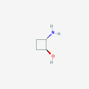 molecular formula C4H9NO B7947059 反式-2-氨基环丁醇 