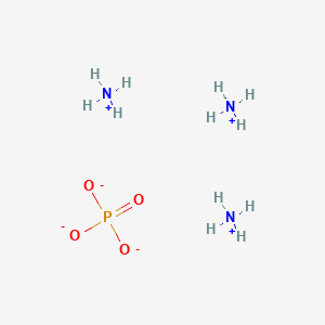 molecular formula H12N3O4P B7947104 triazanium;phosphate CAS No. 68412-62-4