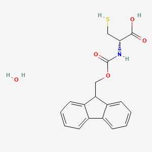 molecular formula C18H19NO5S B7947132 Fmoc-D-cysteine hydrate 