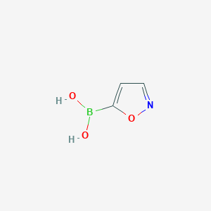 molecular formula C3H4BNO3 B7947138 Isoxazol-5-ylboronic acid 
