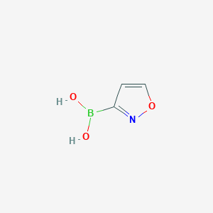 molecular formula C3H4BNO3 B7947146 Isoxazol-3-ylboronic acid 