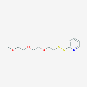 molecular formula C12H19NO3S2 B7947231 (2-pyridyldithio)-PEG3-OMe CAS No. 2144777-81-9