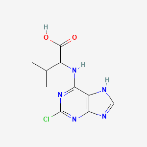 N-(2-chloro-9H-purin-6-yl)valine