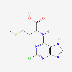 N-(2-chloro-9H-purin-6-yl)methionine
