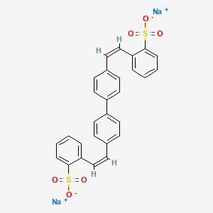molecular formula C28H20Na2O6S2 B7947380 Disodium distyrylbiphenyl disulfonate, (Z,Z)- CAS No. 60317-04-6