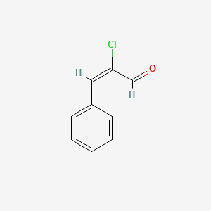 molecular formula C9H7ClO B7947387 (E)-2-Chloro-3-phenyl-2-propenal CAS No. 99414-74-1