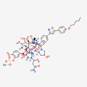 molecular formula C56H70N9NaO23S B7947607 CID 5282516 