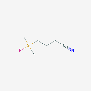 molecular formula C6H12FNSi B7947674 4-(Fluorodimethylsilyl)butanenitrile CAS No. 1639345-42-8
