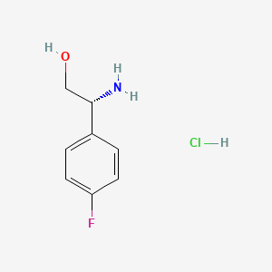 molecular formula C8H11ClFNO B7947781 (R)-2-Amino-2-(4-fluorophenyl)ethanol hydrochloride 