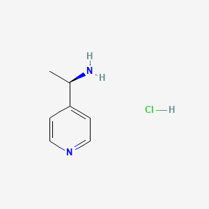 molecular formula C7H11ClN2 B7948069 (R)-1-(Pyridin-4-yl)ethanamine HCl 