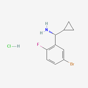 (R)-(5-Bromo-2-fluorophenyl)(cyclopropyl)methanamine hydrochloride