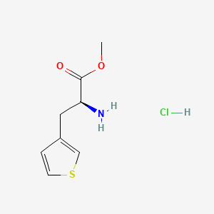 Methyl (2S)-2-amino-3-(thiophen-3-yl)propanoate hydrochloride