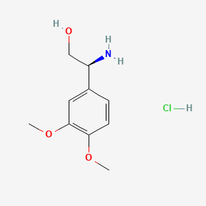 (S)-2-Amino-2-(3,4-dimethoxyphenyl)ethan-1-ol hydrochloride
