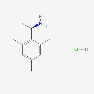 molecular formula C11H18ClN B7948401 (R)-1-Mesitylethanamine hydrochloride 