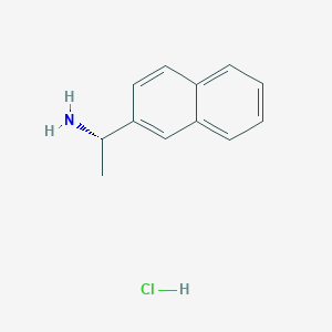 molecular formula C12H14ClN B7948453 (S)-1-(Naphthalen-2-yl)ethanamine hydrochloride 