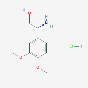 (R)-2-Amino-2-(3,4-dimethoxyphenyl)ethan-1-ol hydrochloride